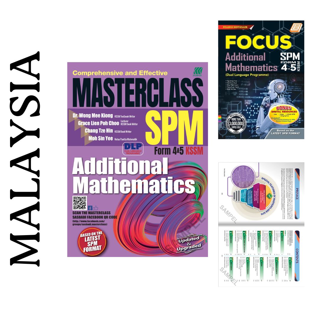 Examples of Malaysia add math books